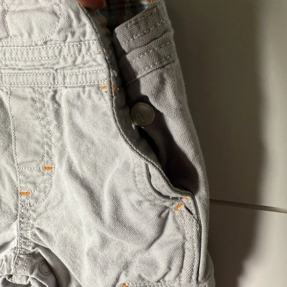 HUSKY Dog Gymboree Overalls Boys 100% Cotton 3-6 MOS